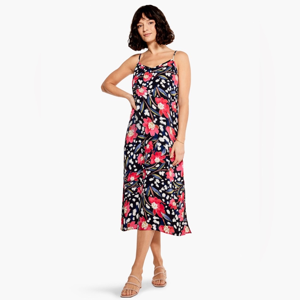 NWT NIC+ZOE FLOWER BURST SLIP DRESS - Picture 2 of 7